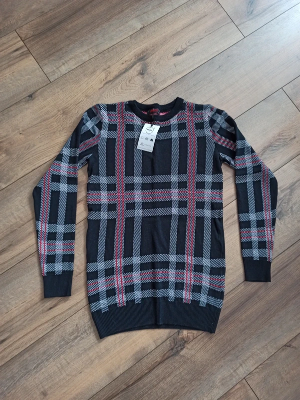 Pull noir homme manches longues xl