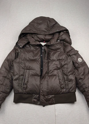 Veste rembourré Doudoune Moncler vintage marron broderie au dos | Taille XS, brand: Moncler, condition: Very good, size: XS, €200.00, €210.70 includes Buyer Protection Pro