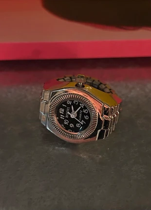 Bague Montre Cadran Noir Originale, marque: CHROME, état: Neuf avec étiquette, taille: Ajustable, 5,50 €, 6,48 € Protection acheteurs incluse