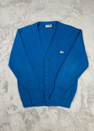 Cardigan Lacoste Vintage Bleu Roi Homme | Made in Spain | Taille M | Logo Crocodile Brodé, brand: Lacoste, condition: Very good, size: M, €49.90, €53.10 includes Buyer Protection