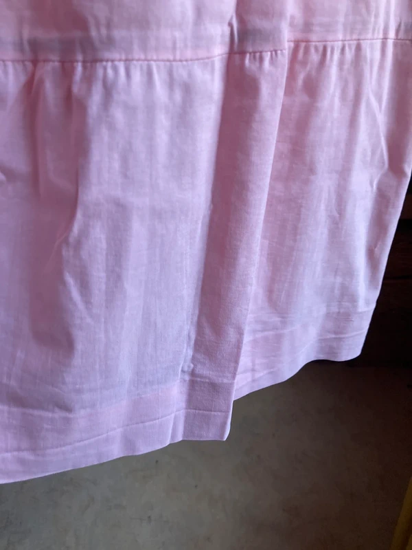 Superbe jupe longue vintage avec poches rose bonbon et noeud - photo numéro 9