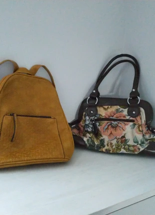 Lote dos bolsos mochila, staat: Veelgebruikt, € 4,50, € 5,43 inclusief Kopersbescherming
