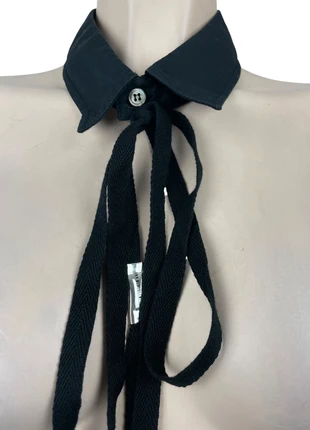 Ann Demeulemeester, zwarte, katoenen kraag, merk: Ann Demeulemeester, staat: Heel goed, € 160,00, € 168,70 inclusief Kopersbescherming Pro