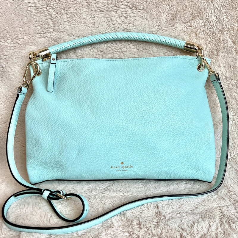 Kate Spade Elliot Place Carmina Mint Leather 2-Way Bag 2