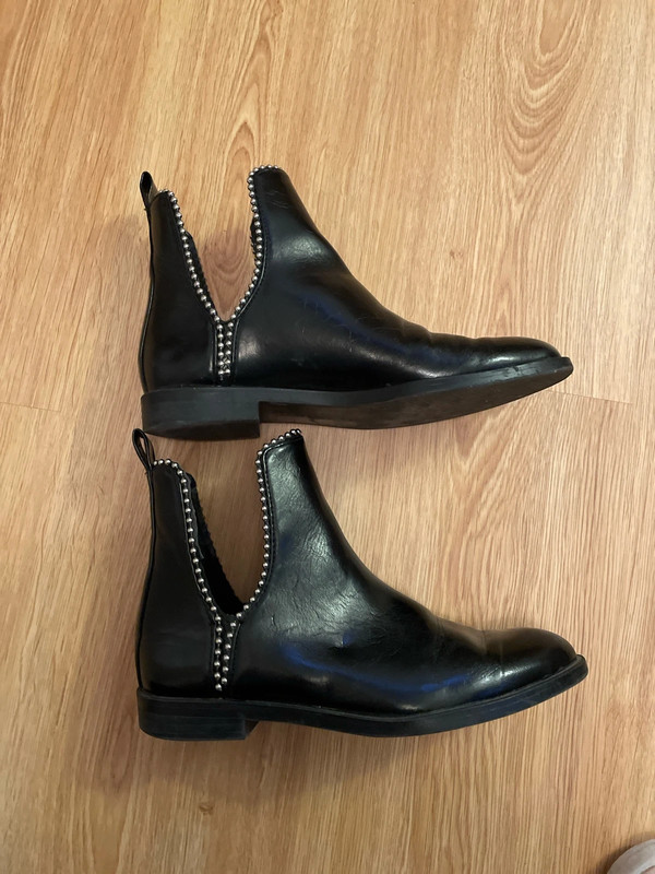 Bottines femme noires vernies offers ZARA taille