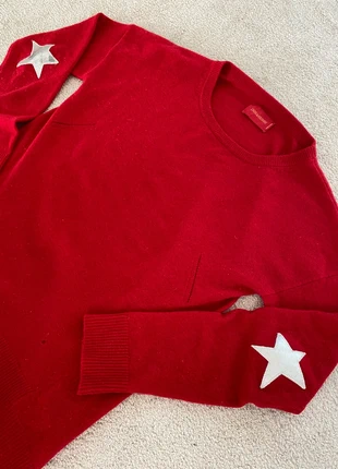 Zadig & Voltaire Rood Gebreid Trui met Sterren Patches - M, marque: Zadig & Voltaire, état: Bon état, taille: M / 38 / 10, 185,00 €, 194,95 € Protection acheteurs incluse