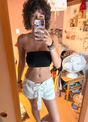 Short Roxy vintage blanc – style surf / été, marque: Roxy, état: Neuf sans étiquette, taille: S / 36 / 8, 8,00 €, 9,10 € Protection acheteurs incluse