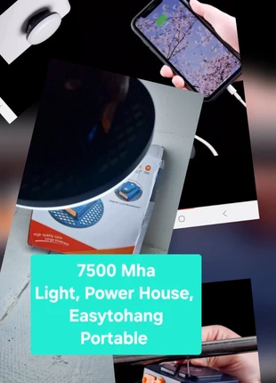 Camping-outdoor light and powerbank :7500 Mha, brand: camping/outing: light and powerhouses, condition: New with tags, £13.00, £14.35 includes Buyer Protection