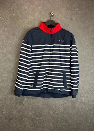 Tommy Hilfiger Parka Marine L femme Logo brodé Col montant #0178, marke: Tommy Hilfiger, zustand: Sehr gut, größe: L, 36,10 €, 38,61 € inklusive Vinted-Käuferschutz