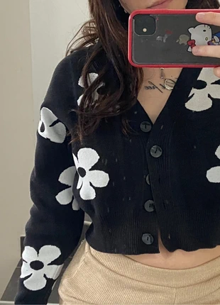 cardigan goth fleur y2k🖤, marke: Pimkie, zustand: Neu, größe: S / 36 / 8, 5,00 €, 5,95 € inklusive Vinted-Käuferschutz