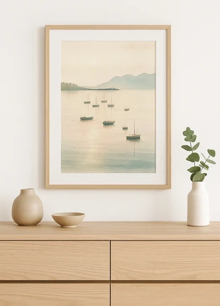 Lámina decorativa Original "Amanecer en Pollensa", marca: Original, estado: Nuevo con etiquetas, 9,90 €, 11,10 € Protección al comprador incluida