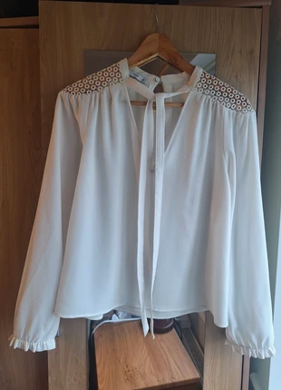 Cream Mango Blouse, brand: Mango, condition: Very good, size: S / 36 / 8, €7.00, €8.05 includes Buyer Protection