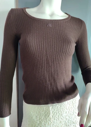 Pull Courrèges, marke: Courrèges, zustand: Sehr gut, größe: S / 36 / 8, 90,00 €, 95,20 € inklusive Vinted-Käuferschutz