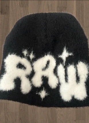 Bonnet RRW noir et blanc y2k, tendance, marque: y2k, état: Neuf sans étiquette, taille: Taille unique, 12,99 €, 14,34 € Protection acheteurs incluse
