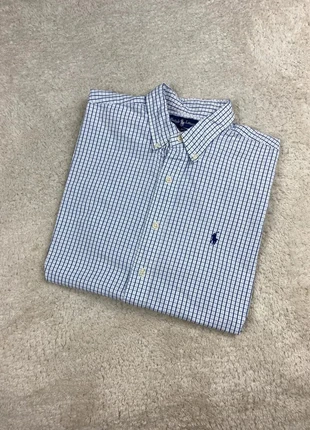 Chemises Ralph Lauren Manche Courte Bleu à Carreaux Blanc Logo Brodé Multicolore 5C - M, marque: Ralph Lauren, état: Très bon état, taille: M, 24,99 €, 26,94 € Protection acheteurs incluse