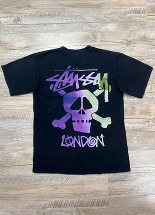 Tee Shirt Tshirt Stüssy Noir S Skull London 100% Coton Made in Mexico Vintage Streetwear Y2k Summer, brand: Stüssy, condition: Very good, size: S, €40.00, €42.70 includes Buyer Protection