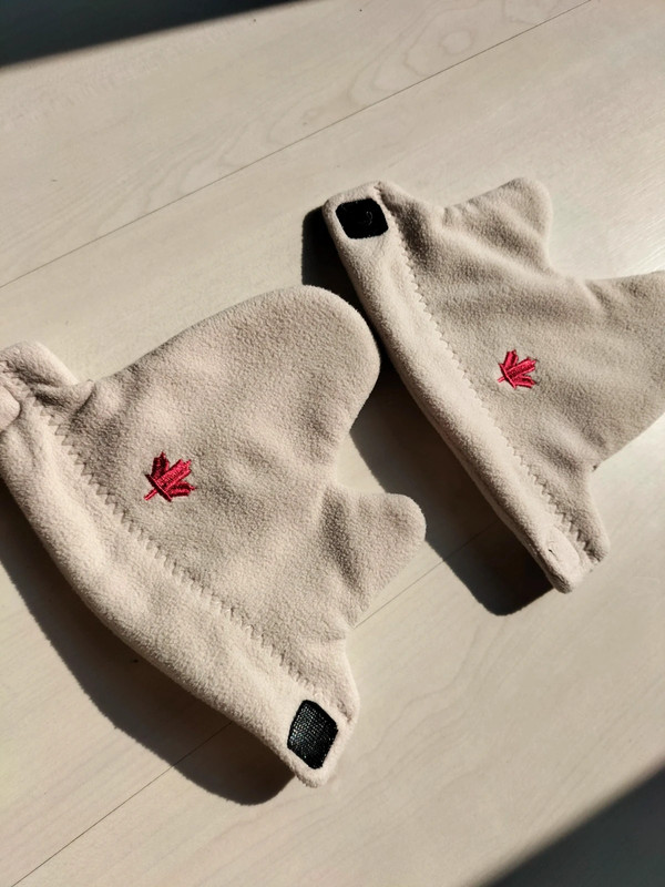 Manopole in pile per bambini Canadian beige. Manopole in pile per bambini Canadian beige.