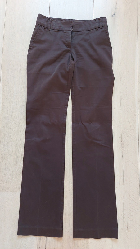 Pantalon marron mango hotsell