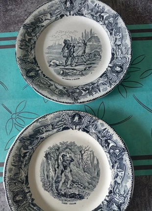 2 assiettes a dessert, marque: Choisy le Roi, état: Bon état, 6,00 €, 7,00 € Protection acheteurs incluse