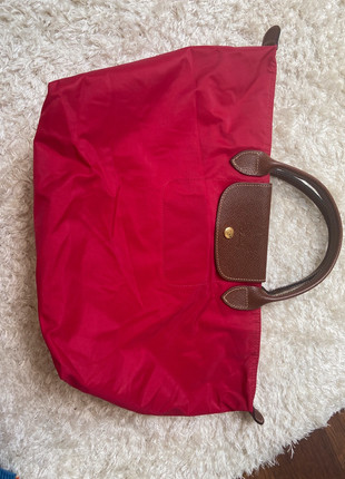 Long champ clearance bag red