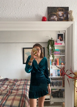 Vestido verde nido de abeja, brand: In Love With, condition: Very good, size: S / 36 / 8, €8.00, €9.10 includes Buyer Protection