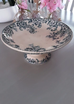 Compotier Wild Rose, HB Boulenger et Cie, Choisi-le-Roi, Terre de fer, marque: Wild Rose, état: Bon état, 33,00 €, 35,35 € Protection acheteurs incluse