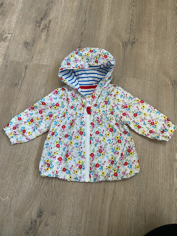TU Girl light rain coat 3 6 months