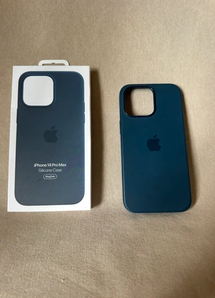 Livraison express - Coque originale apple en silicone avec MagSafe pour iPhone 14 Pro Max bleu orage, brand: Apple, condition: Very good, €8.00, €9.10 includes Buyer Protection