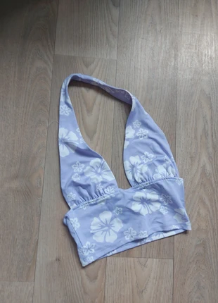 Haut dos nus motif hawaïen, brand: H&M, condition: Very good, size: XS / 34 / 6, €2.00, €2.80 includes Buyer Protection