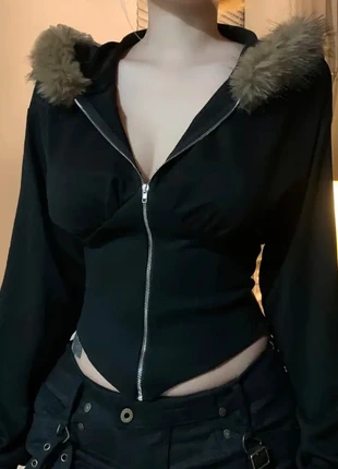 Sweat à capuche  Taille S  Vintage  Streetwear Y2K, marque: y2k, état: Très bon état, taille: S / 36 / 8, 60,00 €, 63,70 € Protection acheteurs incluse