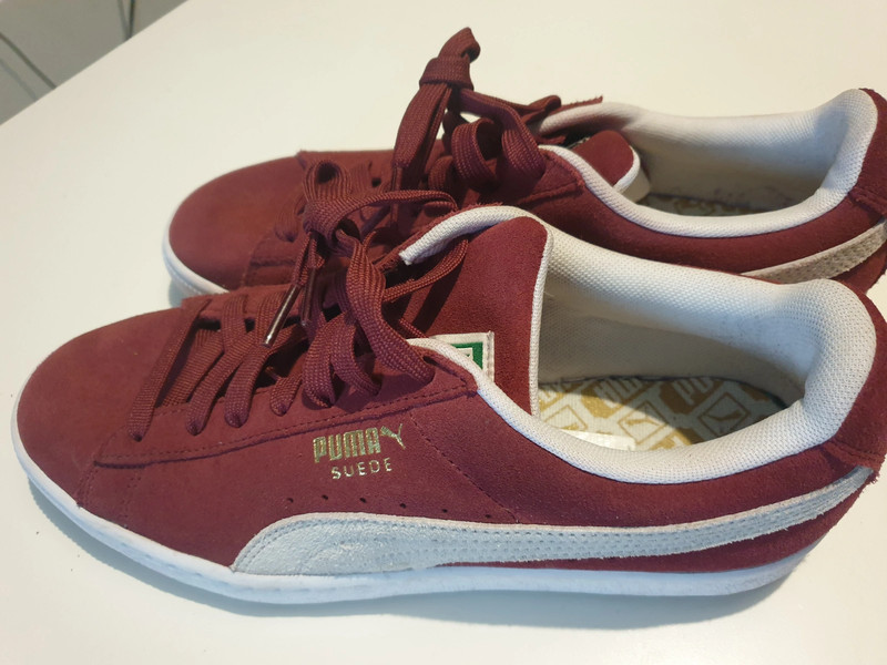 Puma suede creepers bordeaux sales