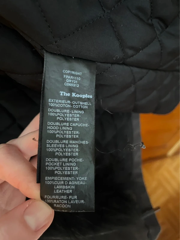 Parka The Kooples Taille 4 - photo numéro 5