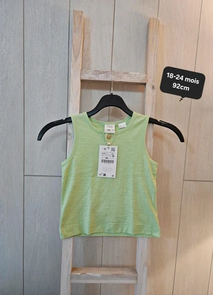 Haut sans manches 18-24 mois 92cm Zara neuf mixtes vert, marque: Zara, état: Très bon état, taille: 18-24 mois / 86 cm, 6,50 €, 7,53 € Protection acheteurs (Pro) incluse