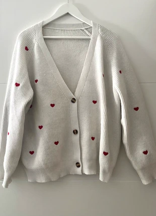 Cárdigan bordado con corazones. Talla 0XL, marque: Shein, état: Très bon état, taille: XL / 42 / 14, 9,00 €, 10,15 € Protection acheteurs incluse