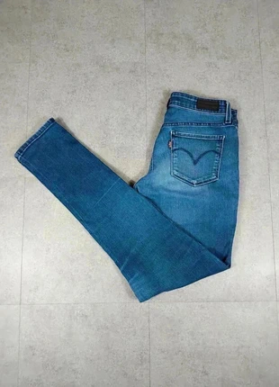 Jean - Bleu - Demi curve - Mid Rise Skinny - Levi's - Taille W25 L32 #60, marca: Levi's, estado: Muito bom, tamanho: XS / 34 / 6, €20.00, €21.70 inclui Proteção do Comprador