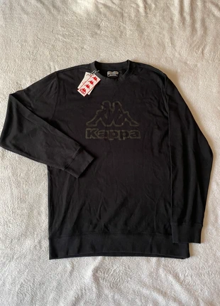 Felpa a girocollo Nera , Kappa , Taglia XL, brand: Kappa, condizioni: Nuovo con cartellino, taglia: XL, €11.50, €12.78 include la Protezione acquisti