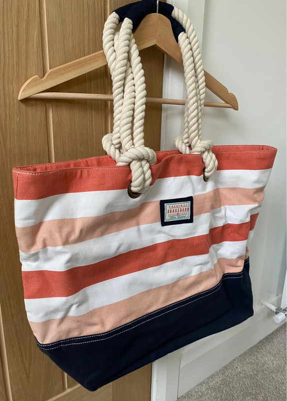 New Brakeburn Stripes Tote Handbag