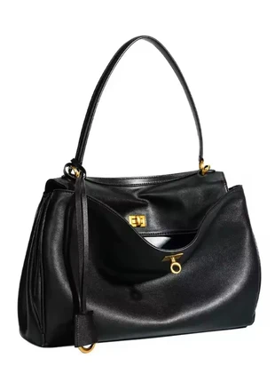 Sac à main cuir véritable noir vintage, merk: Vintage Dressing, staat: Nieuw zonder prijskaartje, € 79,00, € 83,65 inclusief Kopersbescherming Pro