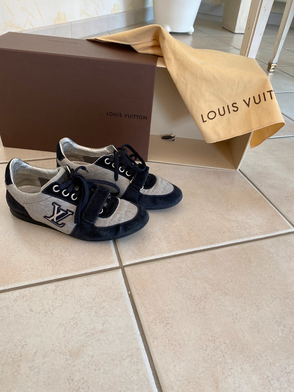 Basket Louis Vuitton bleu - Vinted