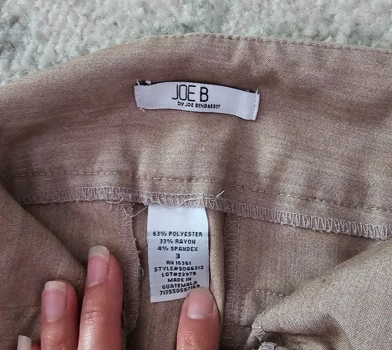 Joe B light brown dress pants 2