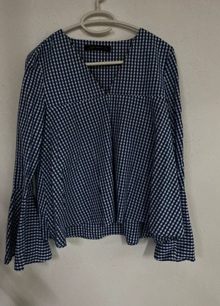 Camisa vichy, merk: Zara, staat: Heel goed, maat: XS / 34 / 6, € 8,00, € 9,10 inclusief Kopersbescherming