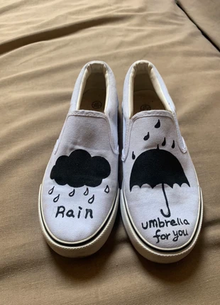 Tennis 👟 customisés, brand: buxp, condition: Good, size: 37, €6.00, €7.00 includes Buyer Protection