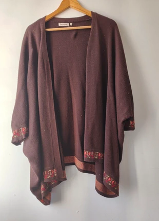 Veste marron à motifs "Tera Bora", brand: Tera Bora, condition: Very good, size: One size, €20.00, €21.70 includes Buyer Protection