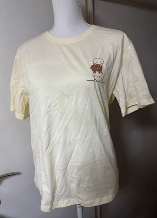 T-shirt crème imprimé chiens empilés – Jeanswest, brand: Jeanswest, condition: New without tags, size: M, €12.00, €13.30 includes Buyer Protection