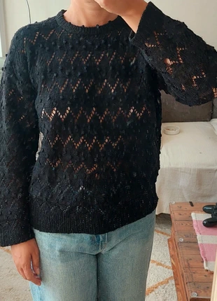 Jersey Negro, marca: Local, estado: Muy bueno, tamaño: M / 38 / 10, 5,00 €, 5,95 € Protección al comprador incluida