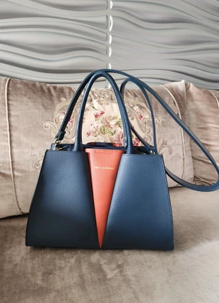 Sac à main – Bicolore bleu marine et brique ted lapidus – Comme neuf, brand: Ted Lapidus, condition: Very good, €30.00, €32.20 includes Buyer Protection