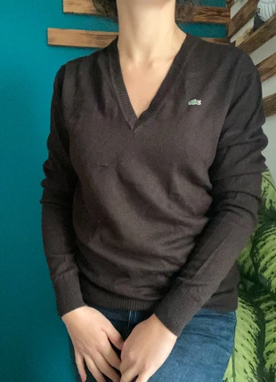 pull col V Lacoste moulant noir Laine sweat hiver taille XL, marque: Lacoste, état: Très bon état, taille: XL / 42 / 14, 25,00 €, 26,95 € Protection acheteurs incluse