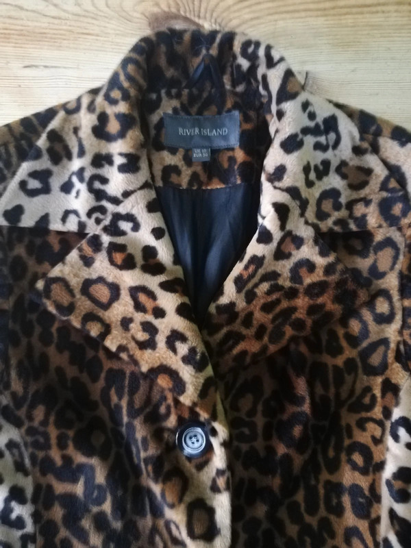 Leopard print jacket sales river island