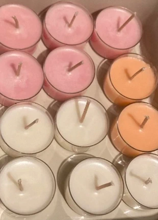 6 small glass candles, brand: KT candles, condition: New, £7.55, £8.63 includes Buyer Protection
