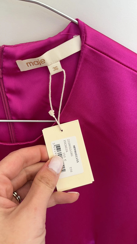 Robe fushia maje Vinted